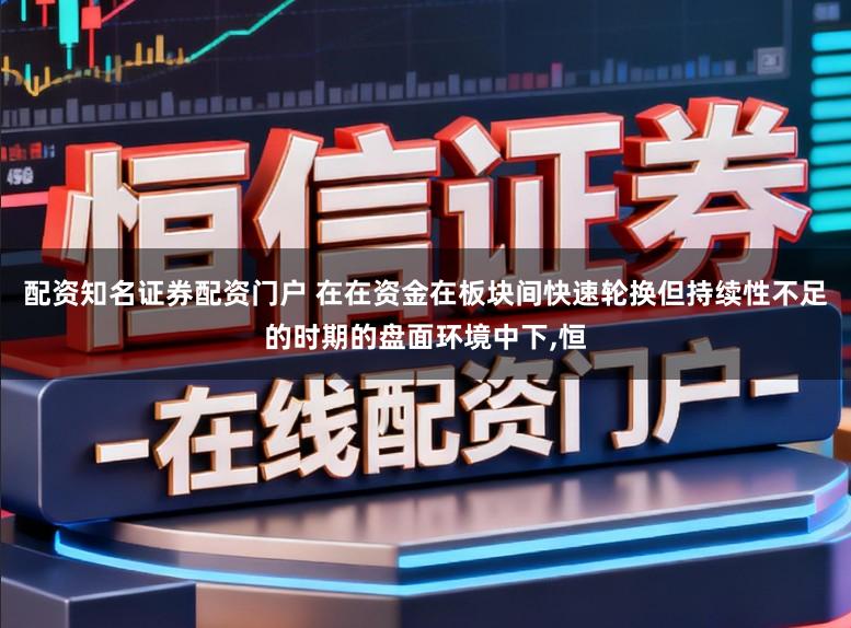 配资知名证券配资门户 在在资金在板块间快速轮换但持续性不足的时期的盘面环境中下,恒