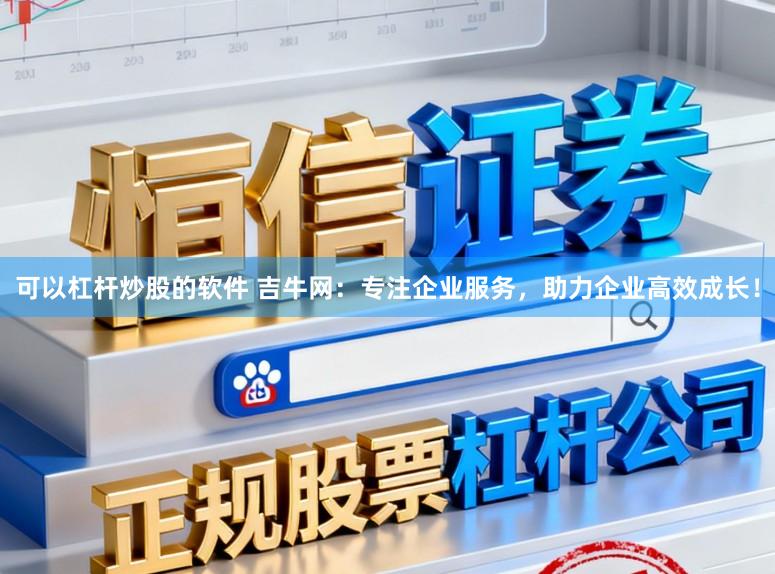 可以杠杆炒股的软件 吉牛网：专注企业服务，助力企业高效成长！